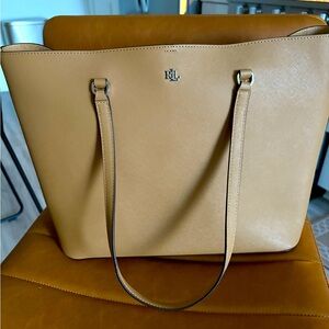 Ralph Lauren Tan Tote Bag